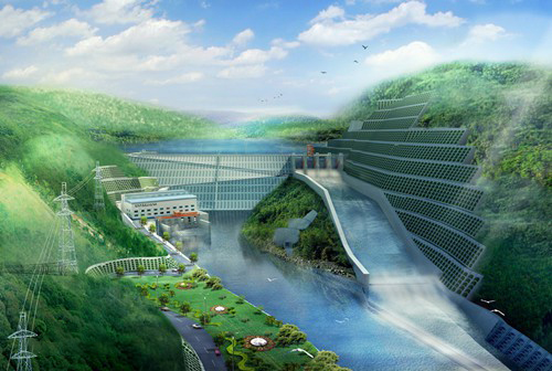 大田镇老挝南塔河1号水电站项目